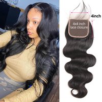 Alipearl LY Super Thin Lace Closure Body Wave HD 4*4 5*5 Lace Closure