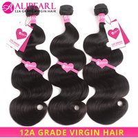 Body Wave Human Hair Mink Brazilian Hair Weave 12A Grade 3 Bundles