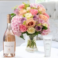 Candy Clouds, Whispering Angel (75cl) & NEOM Calming Hand Balm (30ml)