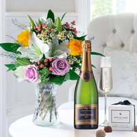 Glaze, Champagne Dericbourg & 6 Mixed Truffles image