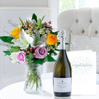 Glaze, Prosecco & Congratulations Card image