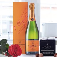 Preserved Rose, Veuve Cliquot & 12 Mixed Truffles image