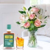 Simply Pink Rose & Lily, Hoxton Banana Rum & Vase image