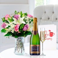 Chantilly, Dericbourg Champagne (75cl) & 60th Anniversary Card image