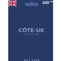 Côte-UK Gift Card 100 GBP (UK) – Instant Code | Aussui