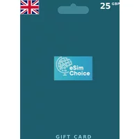 eSimChoice Gift Card 25 GBP (UK) – Instant Code | Aussui