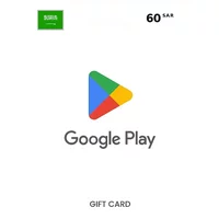 Buy Google Play Gift Card 60 SAR | Instant Delivery