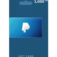Paypal Instant Top Up Gift Card 1000 GBP (Global) | Aussui