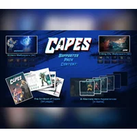 Capes Supporter Pack DLC - Hero Skins, Artbook, Wallpapers
