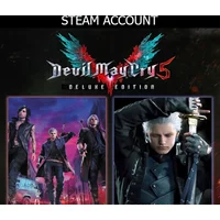 Devil May Cry 5 Deluxe + Vergil PC EU Steam CD Key - Action...