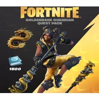 Fortnite Goldenbane Guardian Quest Pack + 1500 V-Bucks TR Xb...