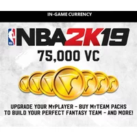 NBA 2K19 75,000 VC Pack DLC Xbox One - Elevate Your Gameplay Now!