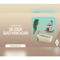 The Sims 4 Sleek Bathroom Kit DLC - Modern Bathroom Design