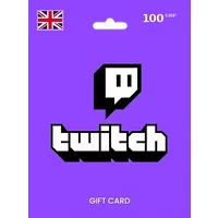 Twitch Gift Card 100 GBP (UK) – Instant Code | Aussui