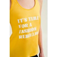 Wellicious Racer Tank with Print