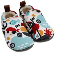 Pololo Barfuß-Hausschuhe aus Seaqual Yarn, Futter aus Baumwolle (organic) vegan, Größen 18/19 - 30/31