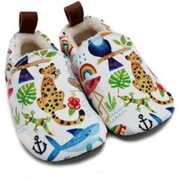 Pololo Barfuß-Hausschuhe aus Seaqual Yarn, Futter aus Baumwolle (organic) vegan, Größen 18/19 - 30/31