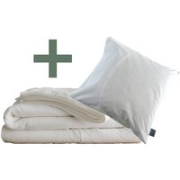 Villa Jade Die Bio Bettwäsche Premium - Naturestyle weiß kba Baumwolle