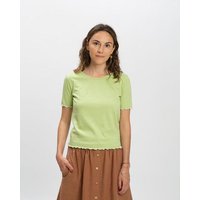 Matona Jersey T-Shirt mit Kräuselsaum für Frauen / Curly T-Shirt
