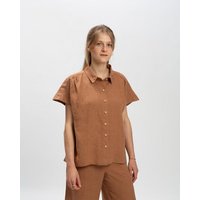 Matona Kurzarmbluse aus Leinen für Frauen / Linen Blouse