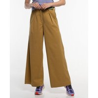 Alma & Lovis Weite Marlenehose aus softem Lyocell-Cotton-Mix | Twill Marlene