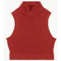 Rotholz Knit Singlet - Damen Top aus Merinowolle