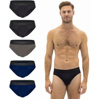 Barrio 13 Herren Slips 5er Pack Unterhosen aus Baumwolle