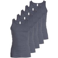 Haasis Bodywear Herren Unterhemd Feinripp 5er Pack