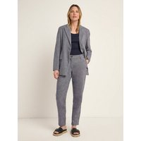 LANIUS Hose mit Bundfalte (GOTS) aus Bio-Baumwolle und Leinen