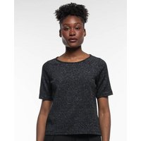 Alma & Lovis Edles Glitzer-Shirt in Waffelpiqué aus Organic Cotton | Pearl Shirt