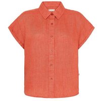 KnowledgeCotton Apparel ASTER faltbares Kurzarm-Leinenhemd - Bio-Leinen - GOTS/Vegan