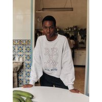 LANIUS Statement Sweatshirt (GOTS) aus Bio-Baumwolle und recyceltem Polyester