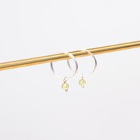 fejn jewelry Creole 'gemstone hoop'
