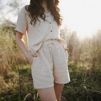 NORDLICHT Musselin Shorts aus 100% Bio-Baumwolle LEJA