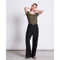 JAN N JUNE T-Shirt ARIMA gerippt aus Lyocell (Tencel®)