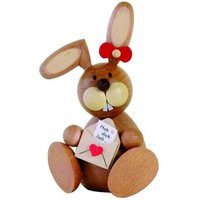 Ullrich Neuhausen Osterhase sitzend mit Brief aus dem Erzgebirge