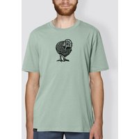 little kiwi Herren T-Shirt, "Abschalten", Aloe, Green Bay