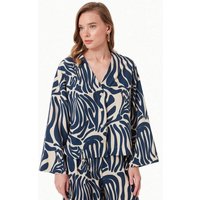 ORGANICATION Bluse aus LENZING ECOVERO mit Muster