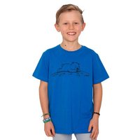HANDGEDRUCKT "Later" Unisex Kinder T-Shirt Earth Positive
