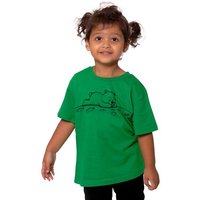 HANDGEDRUCKT "Later" Unisex Kinder T-Shirt Earth Positive