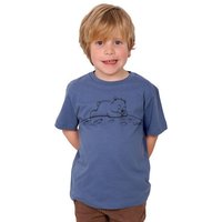 HANDGEDRUCKT "Later" Unisex Kinder T-Shirt Earth Positive