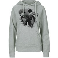 HANDGEDRUCKT "Inner Child" Frauen Hoody Neutral
