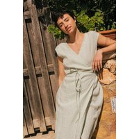 AmourLinen Wickelkleid aus Leinen AURORA