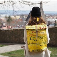 REFISHED fair fashion Rucksack 'BACKPACK' - upcycelte Fischfuttersäcke