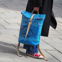 REFISHED fair fashion Rucksack 'BACKPACK' - upcycelte Fischfuttersäcke