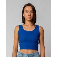 GORG Damen Geripptes Cropped Top aus Bio-Baumwolle & TENCEL Modal