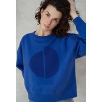 Kultgut Artdesign Boxy-Style Sweatpullover/ Blue Hour