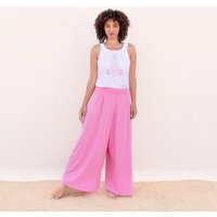 Jaya ALASKA GIVE - Damen - lockeres Top mit offenem Rücken aus Tencel-Baumwoll-Mix