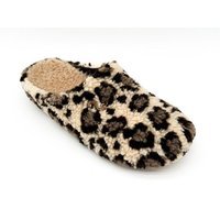 Hausschuh "thies ® Rec Leo Teddy Slipper" aus rec. Teddy Fell