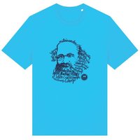 Spangeltangel T-Shirt, Karl-Marx-Motiv bedruckt, Handlettering, Chemnitz, nachhaltig, Stadt, Herren, Damen, Unisex, Biobaumwolle